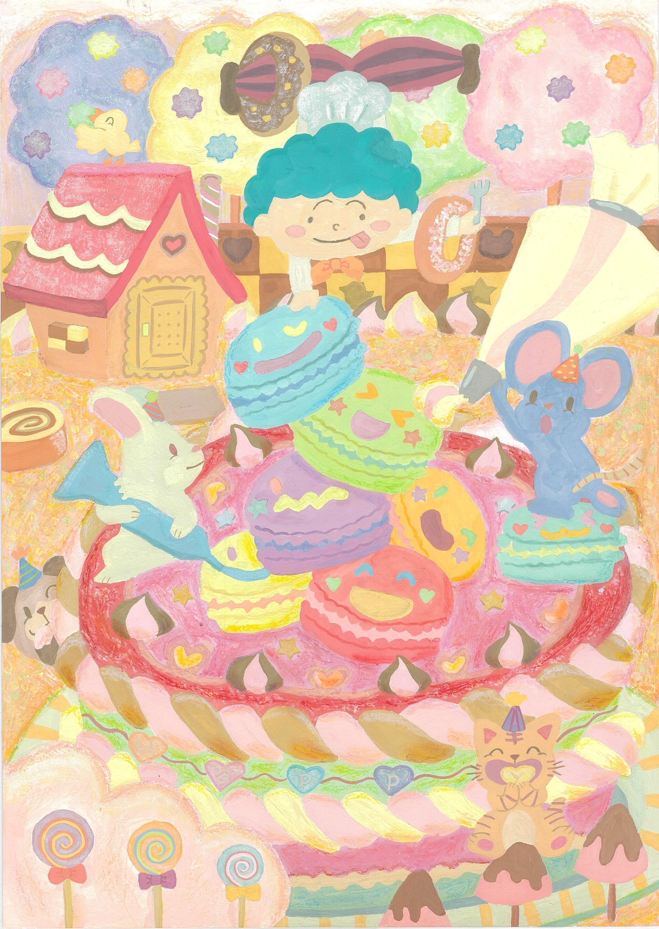 おかしな森のわくわくマカロンパーティー 作品画像