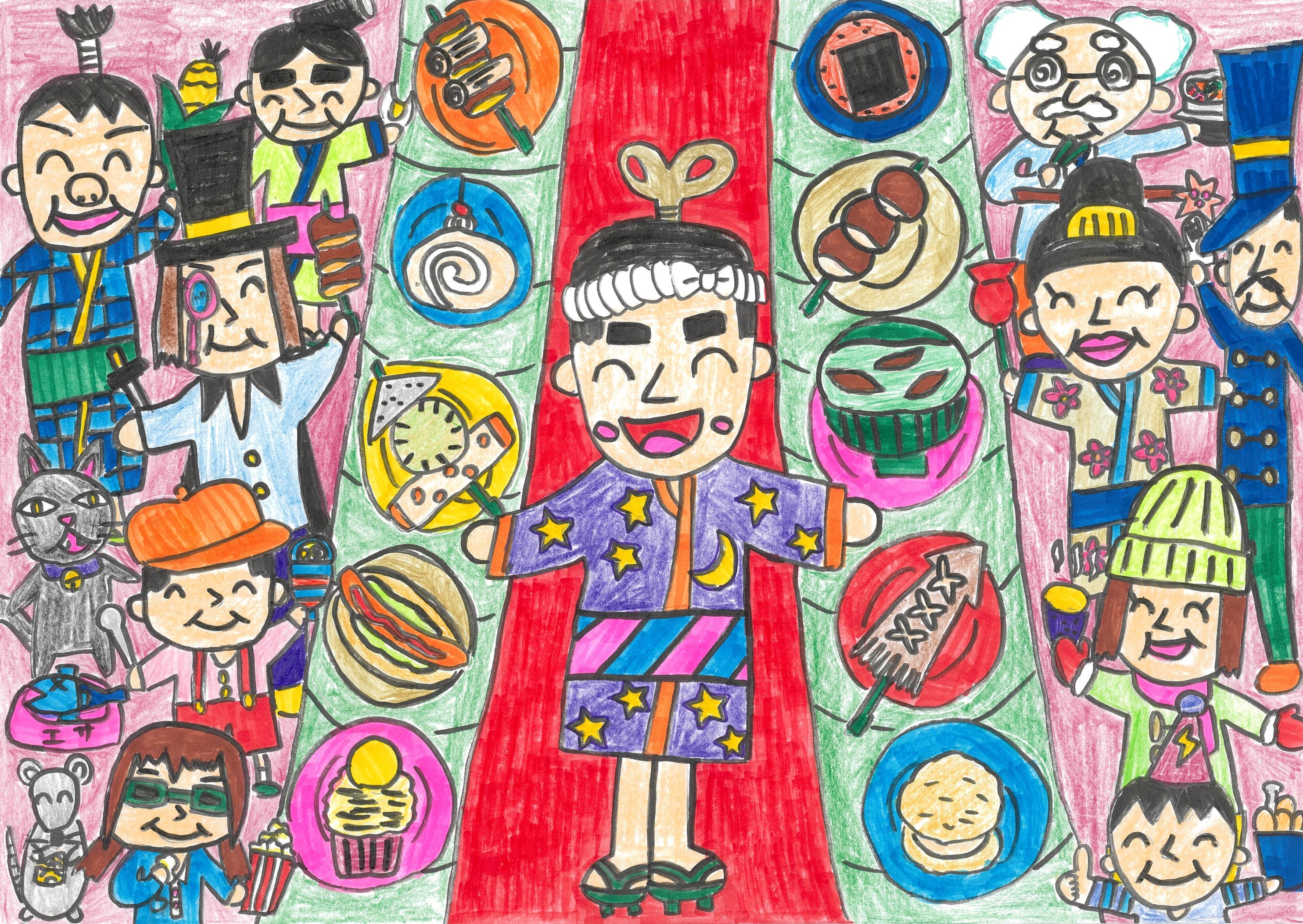 回転ごちそうパーティー 作品画像