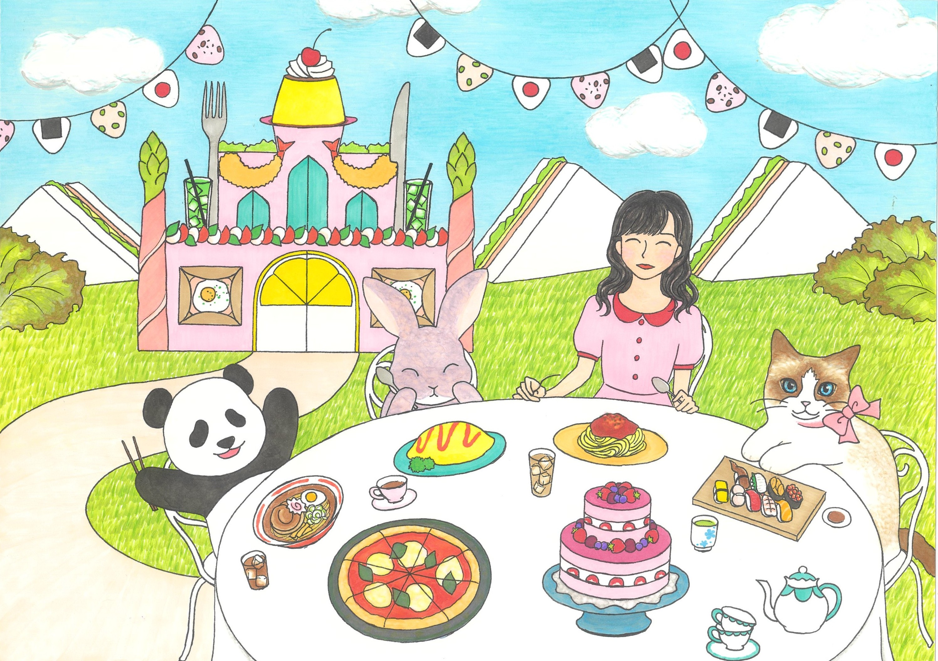 ごちそうワンダーランドへようこそ! 作品画像