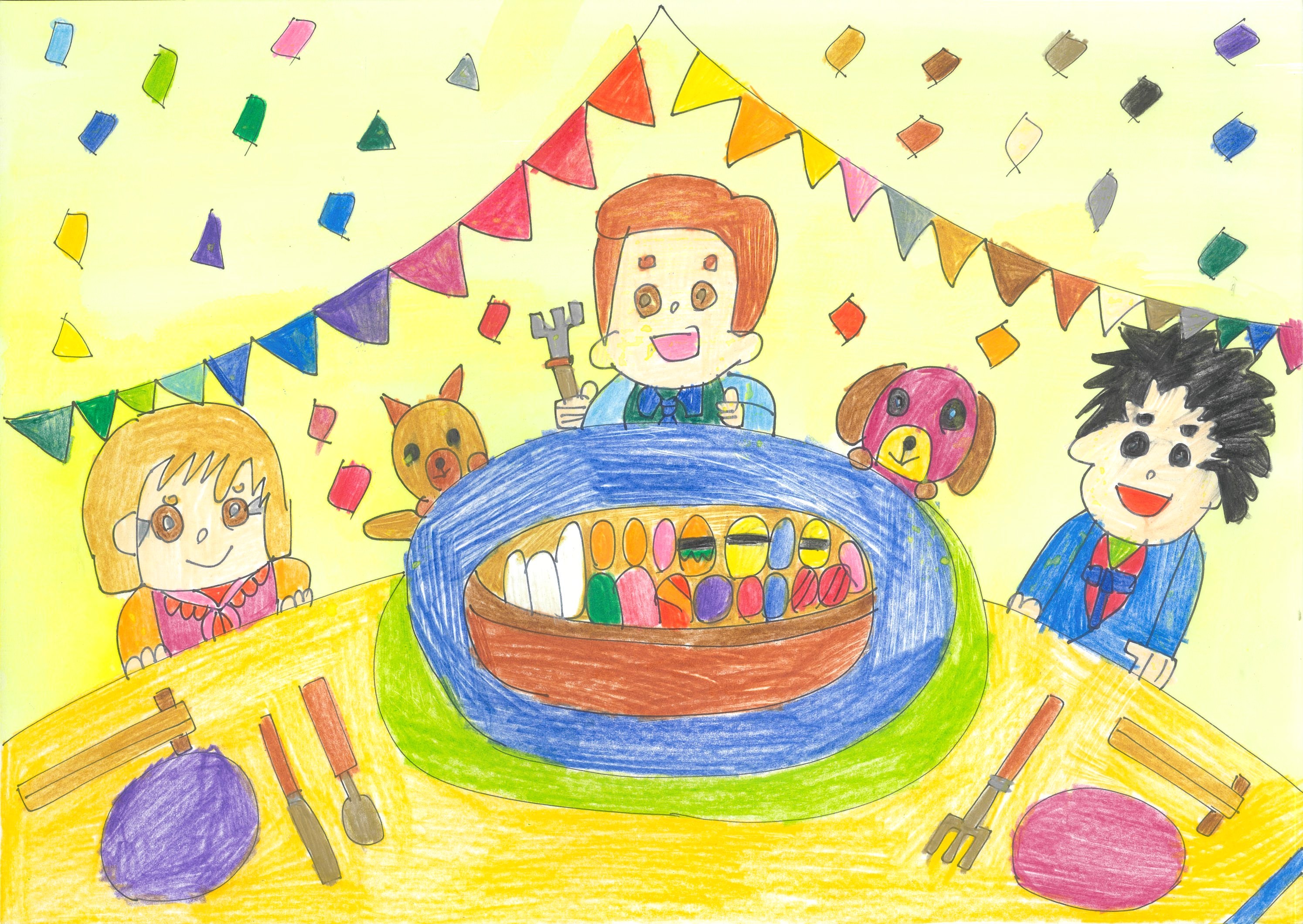 ぼくたちのSUSHIパーティー 作品画像