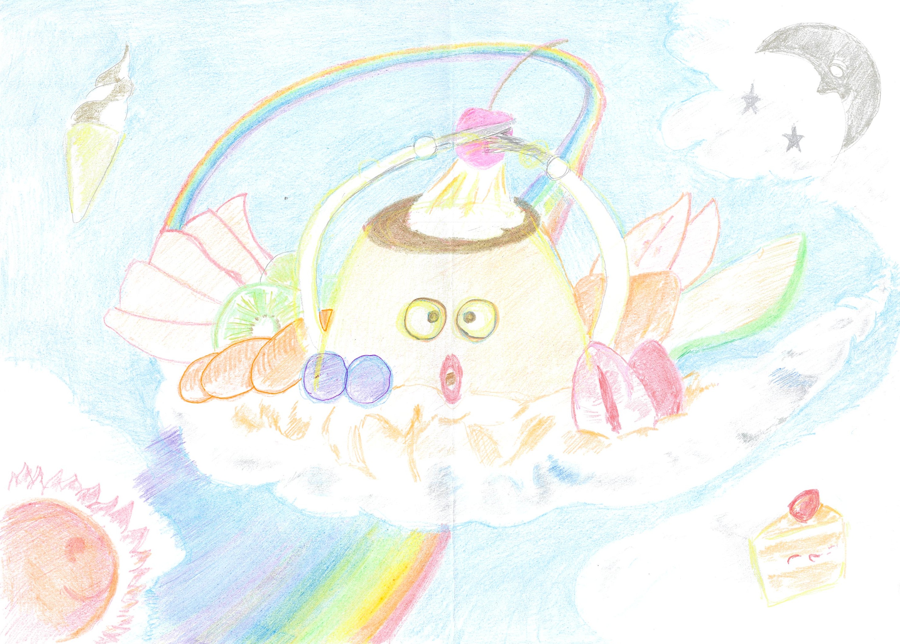 プリンと秋晴れ 作品画像